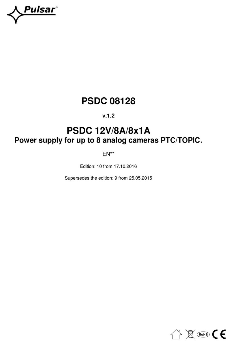 Pulsar PSDC 08128 User manual