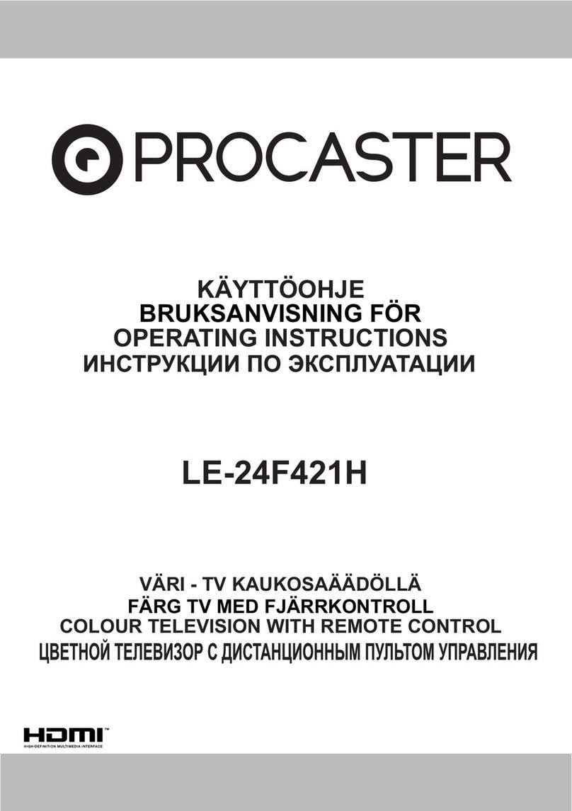 PROCASTER LE-24F421H User manual