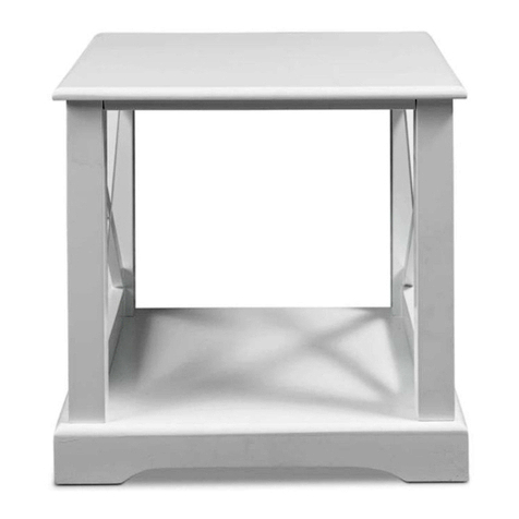 Mocka Hamptons Side Table User manual Mocka Hamptons Side Table User manual