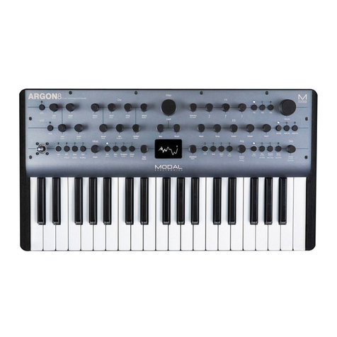 Modal Electronics ARGON8 User manual Modal Electronics ARGON8 User manual