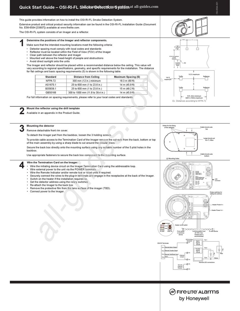 Honeywell Fire-Lite Alarms OSI-RI-FL quick start guide Honeywell Fire-Lite Alarms OSI-RI-FL quick start guide