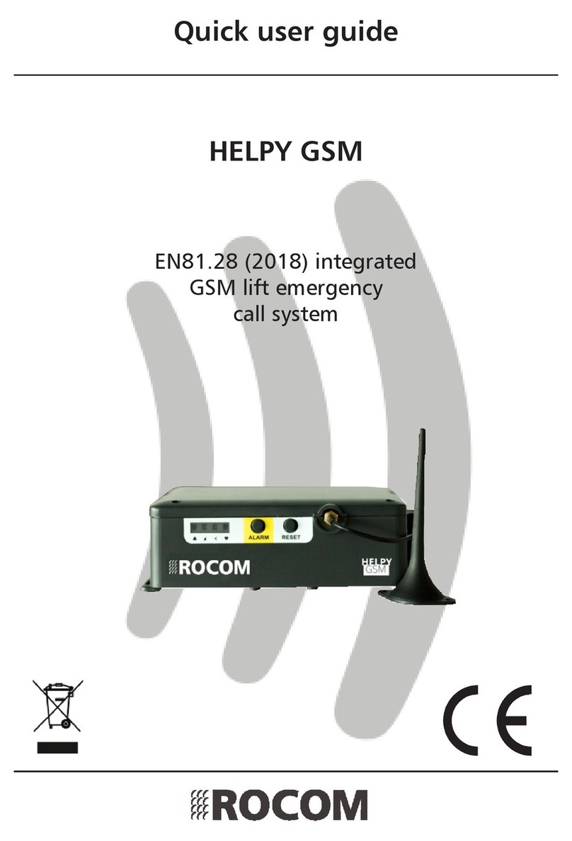 Rocom HELPY GSM Quick user guide