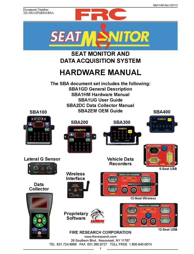 FRC SeatMonitor SBA1GD Hardware manual