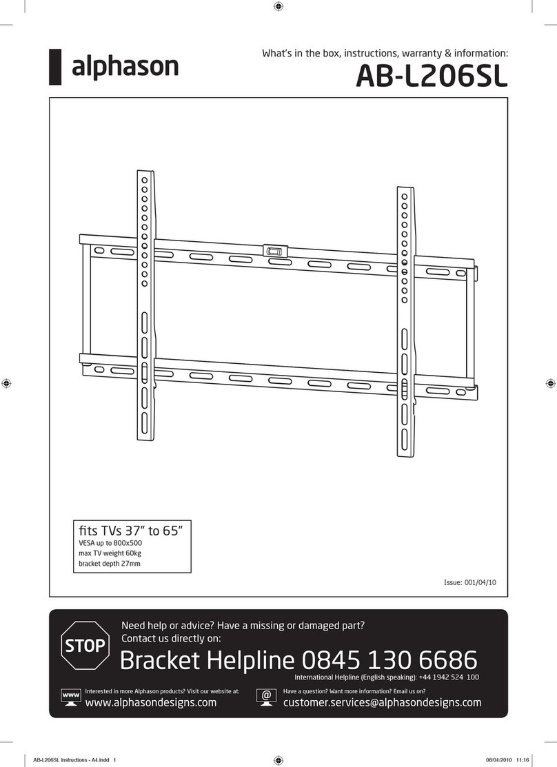 Alphason AB-L206SL Installation guide