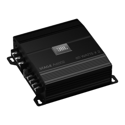 Harman JBL Stage A6002 User manual