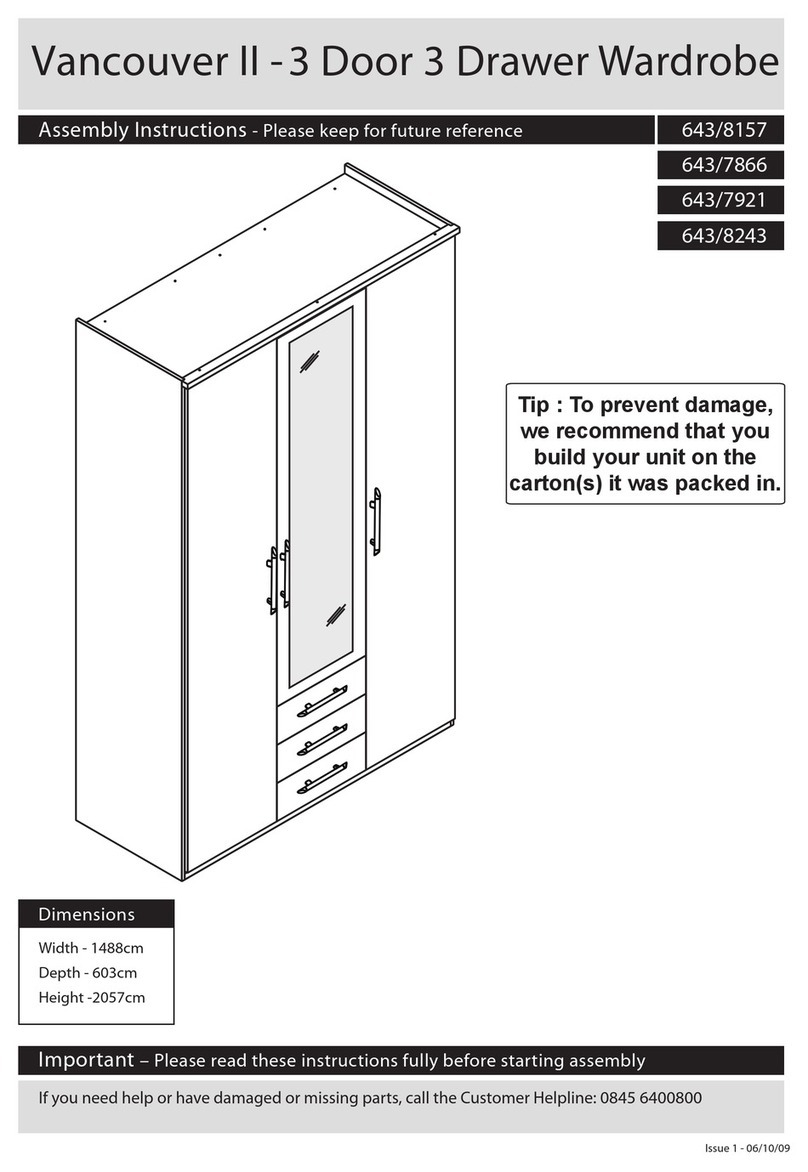 Argos Vancouver II 643/8157 Assembly instructions