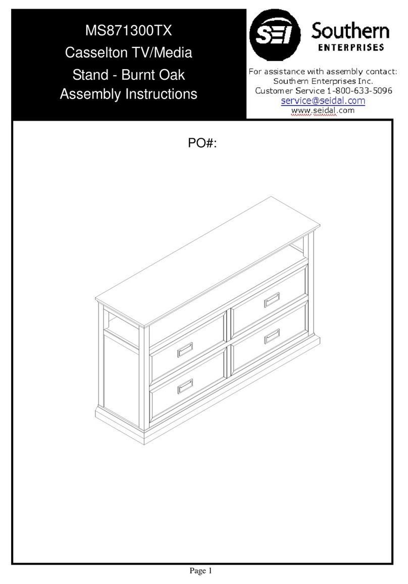 Southern Enterprises MS871300TX Assembly instructions