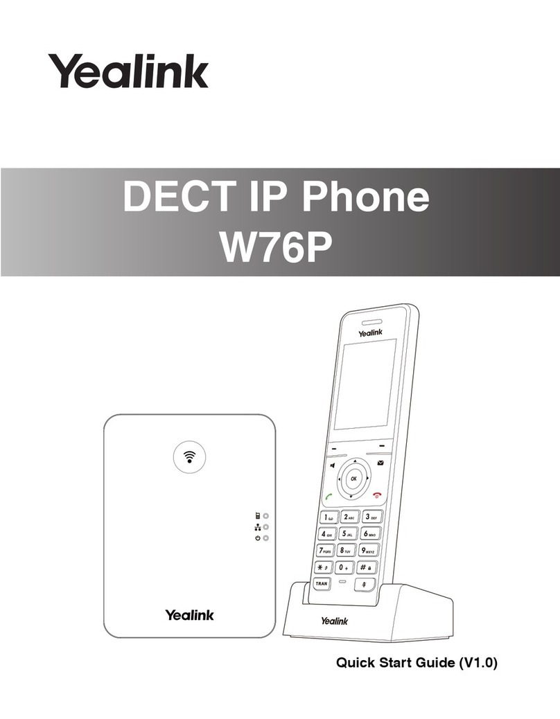 Yealink W76P User manual Yealink W76P User manual