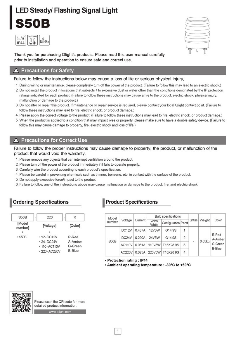 Qlight S50B User manual Qlight S50B User manual