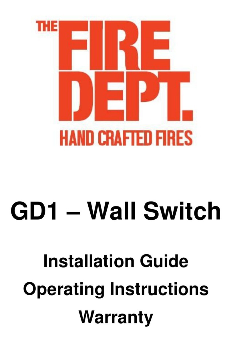 Fire dept GD1 Installation Guide Operating Instructions Warranty