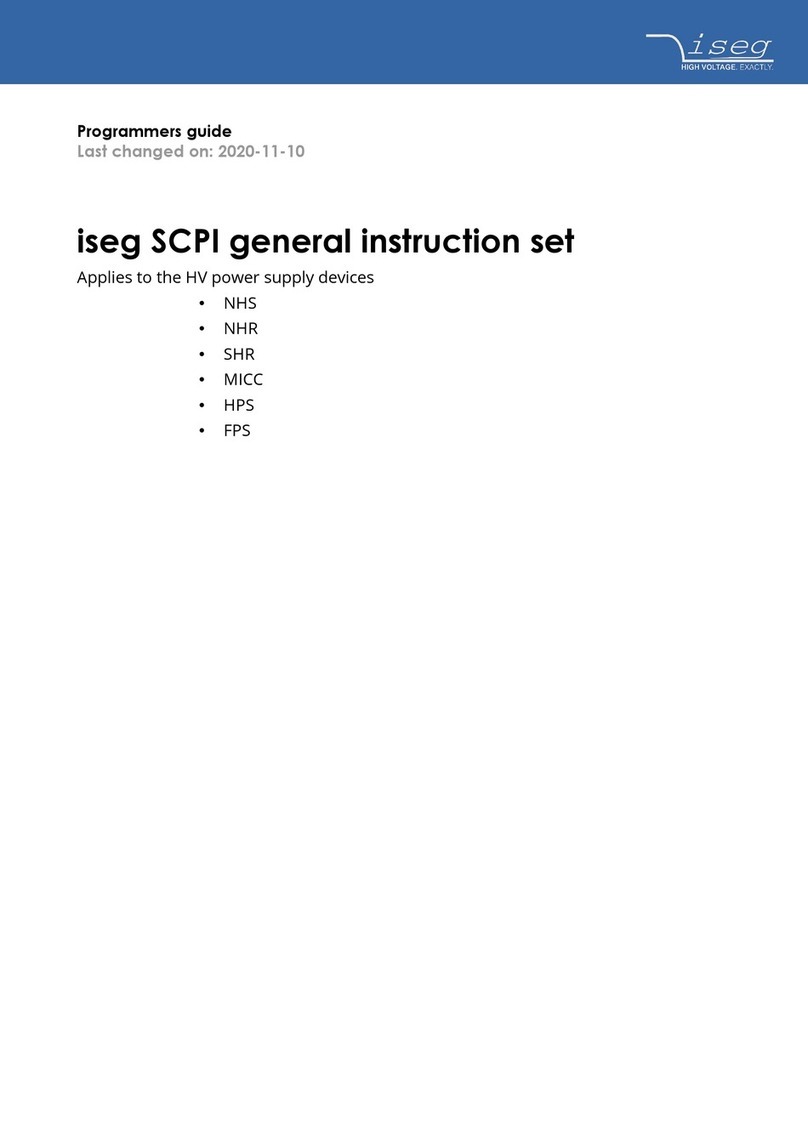 iseg NHS Series Programmer's guide