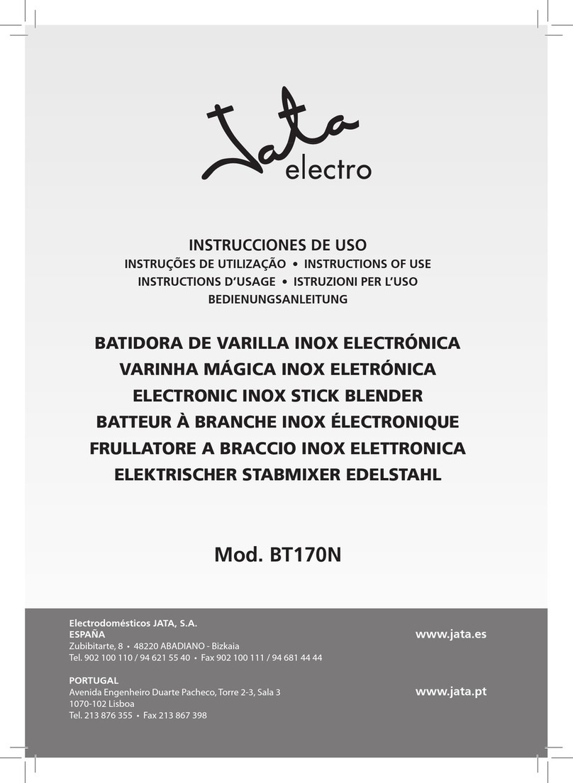 Jata electro BT170N Instructions of use