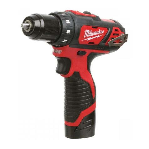 Milwaukee M12 BDD Original instructions