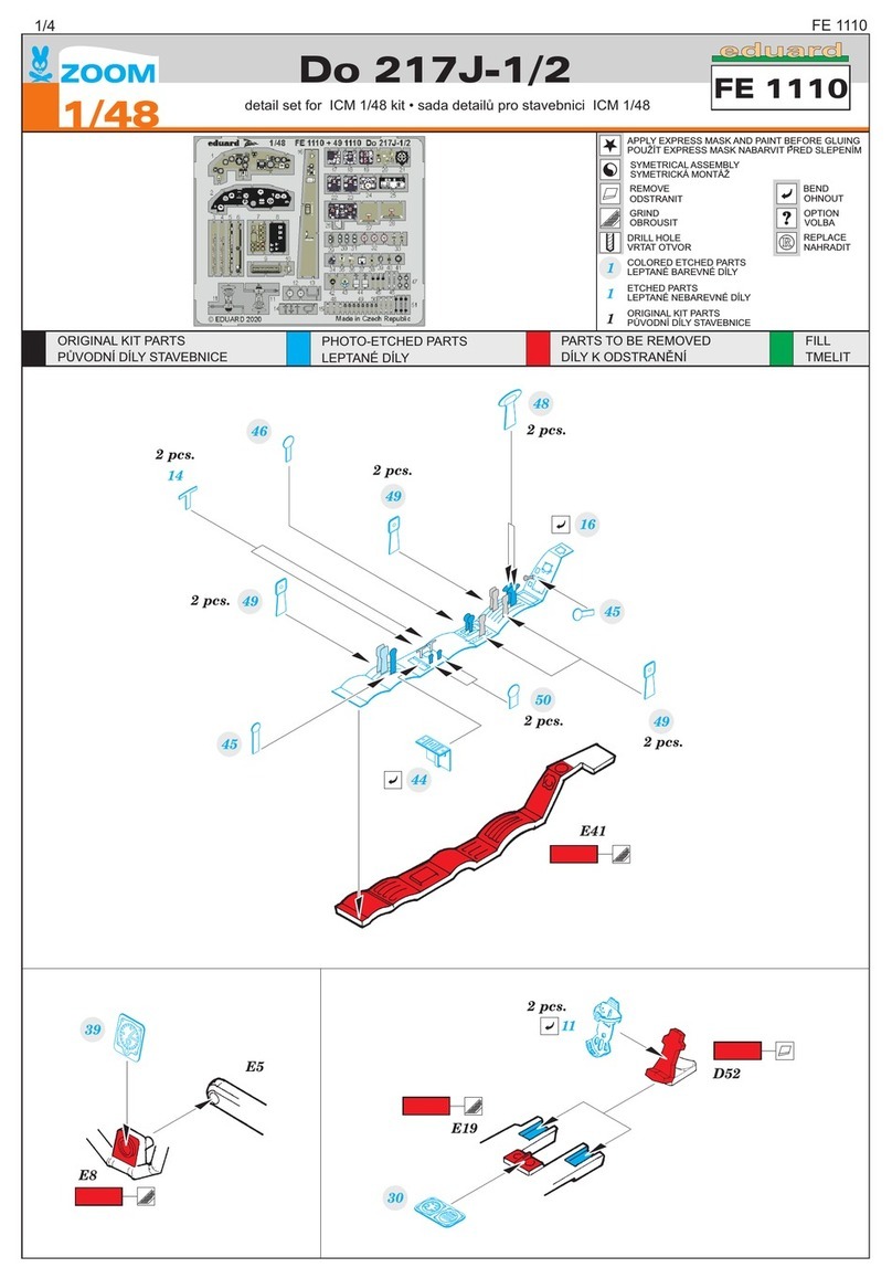 Eduard ZOOM Do 217J-1/2 User manual Eduard ZOOM Do 217J-1/2 User manual
