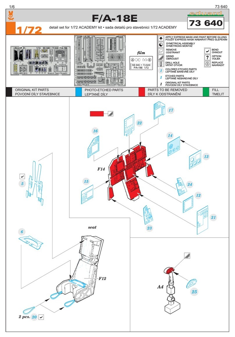 Eduard F/A-18E User manual