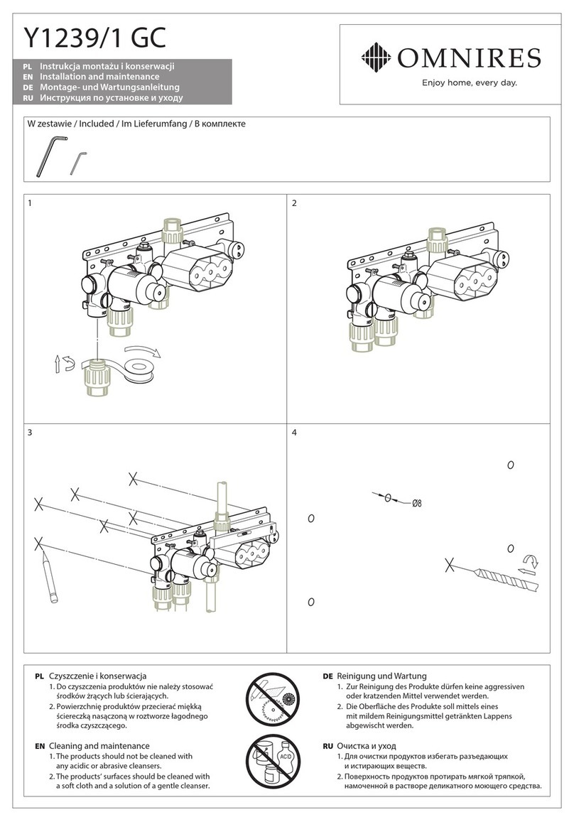 Omnires Y1239/1 GC Instruction Manual