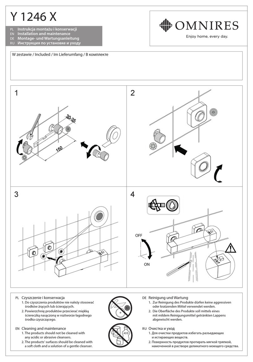 Omnires Y 1246 X Instruction Manual