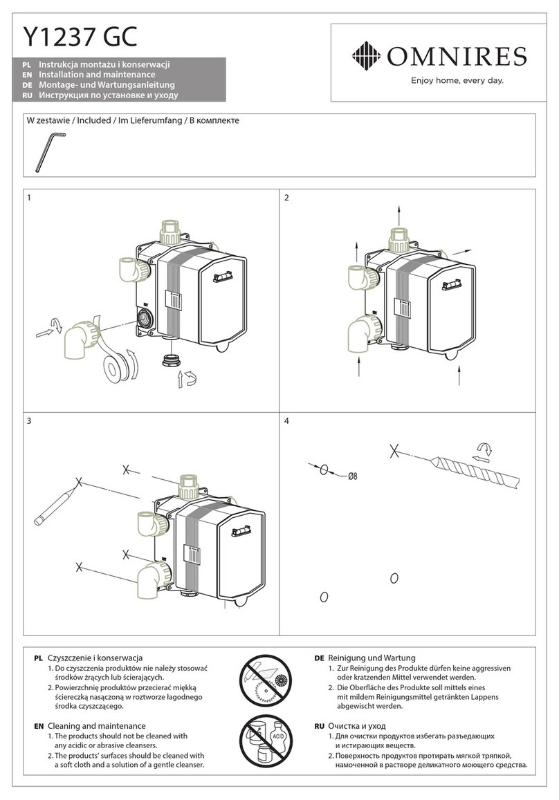 Omnires Y1237 GC Instruction Manual Omnires Y1237 GC Instruction Manual