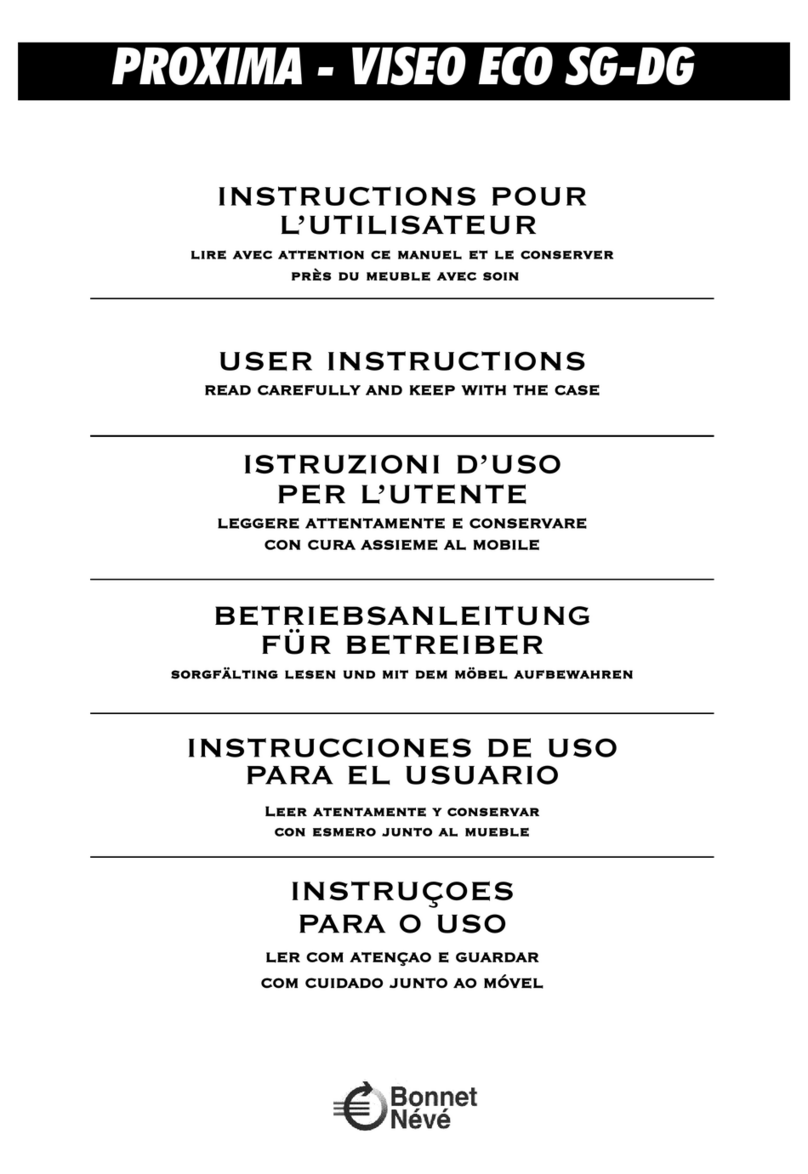 Bonnet Neve PROXIMA-VISEO ECO 2 N 20-22 User instructions