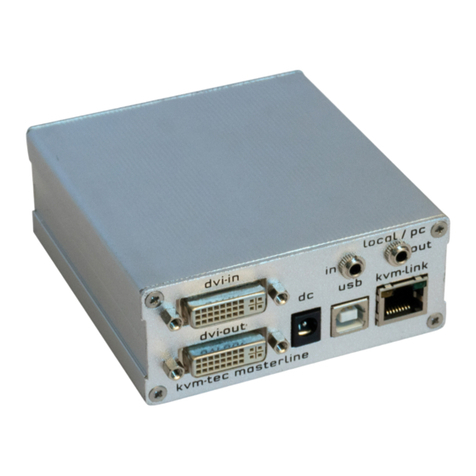 KVM-TEC Masterline MVX manual