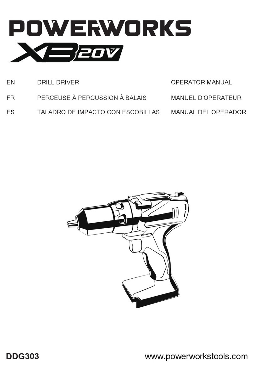 Power works XB DDG303 Operator's manual