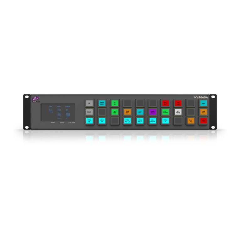 Miranda NV9640 user guide