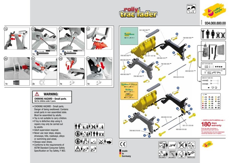 Rolly Toys Rolly FarmTrac 610.000.810.00 manual