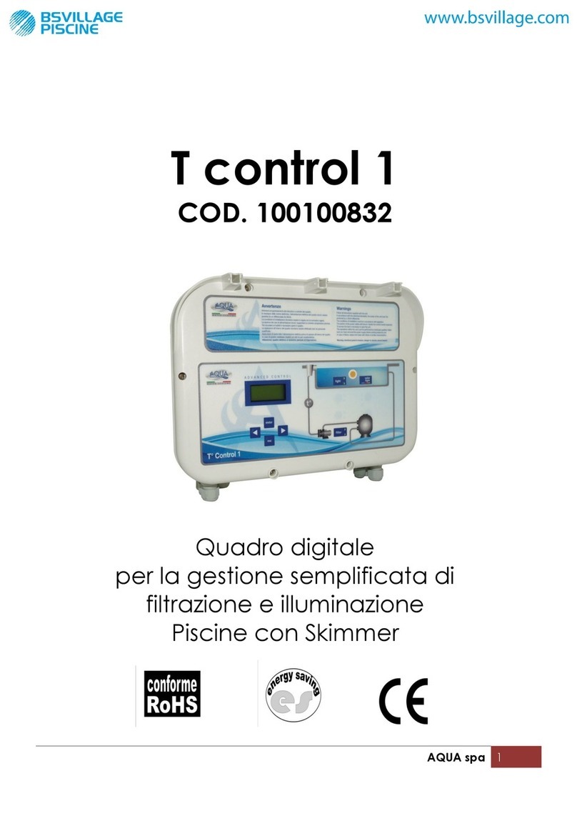 AQUA SPA T Control 1 User manual