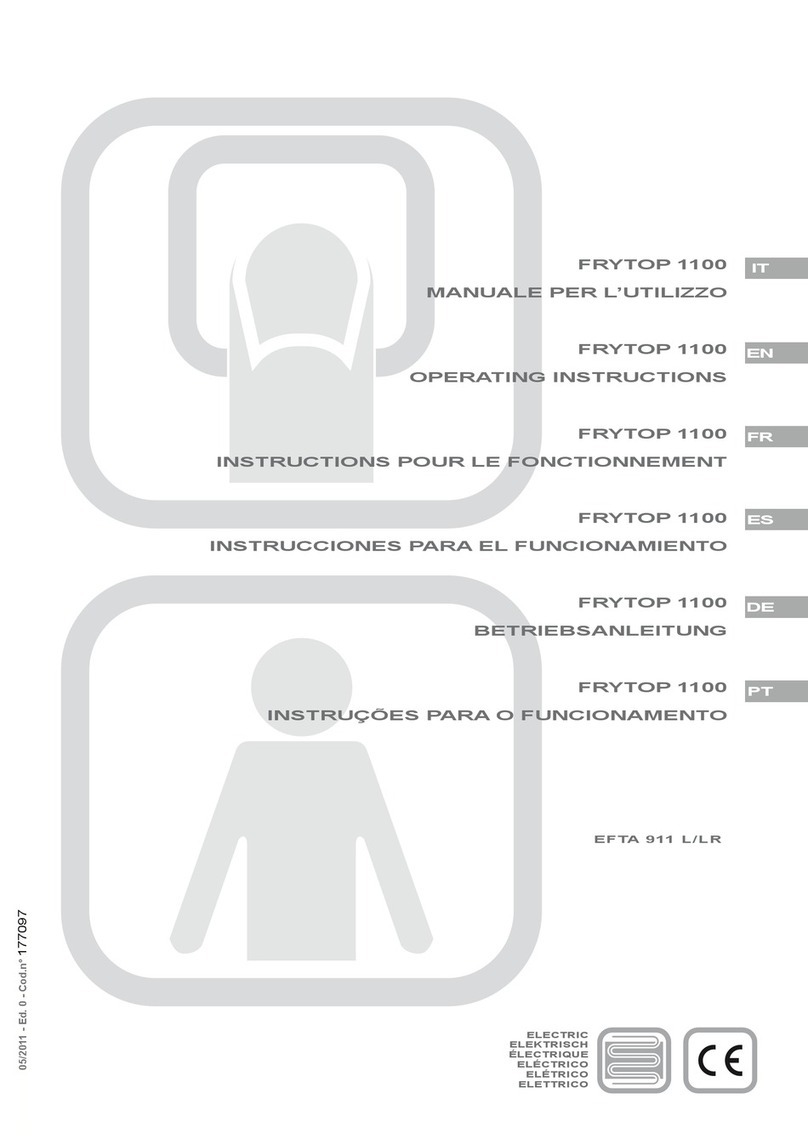ITW MBM Frytop 1100 operating instructions