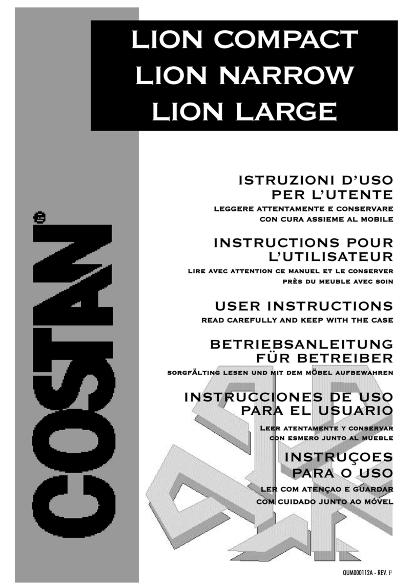 Costan AERIA Series User instructions