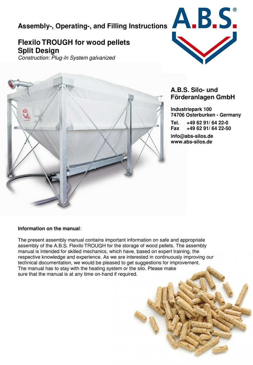 A.B.S. Flexilo TROUGH User manual
