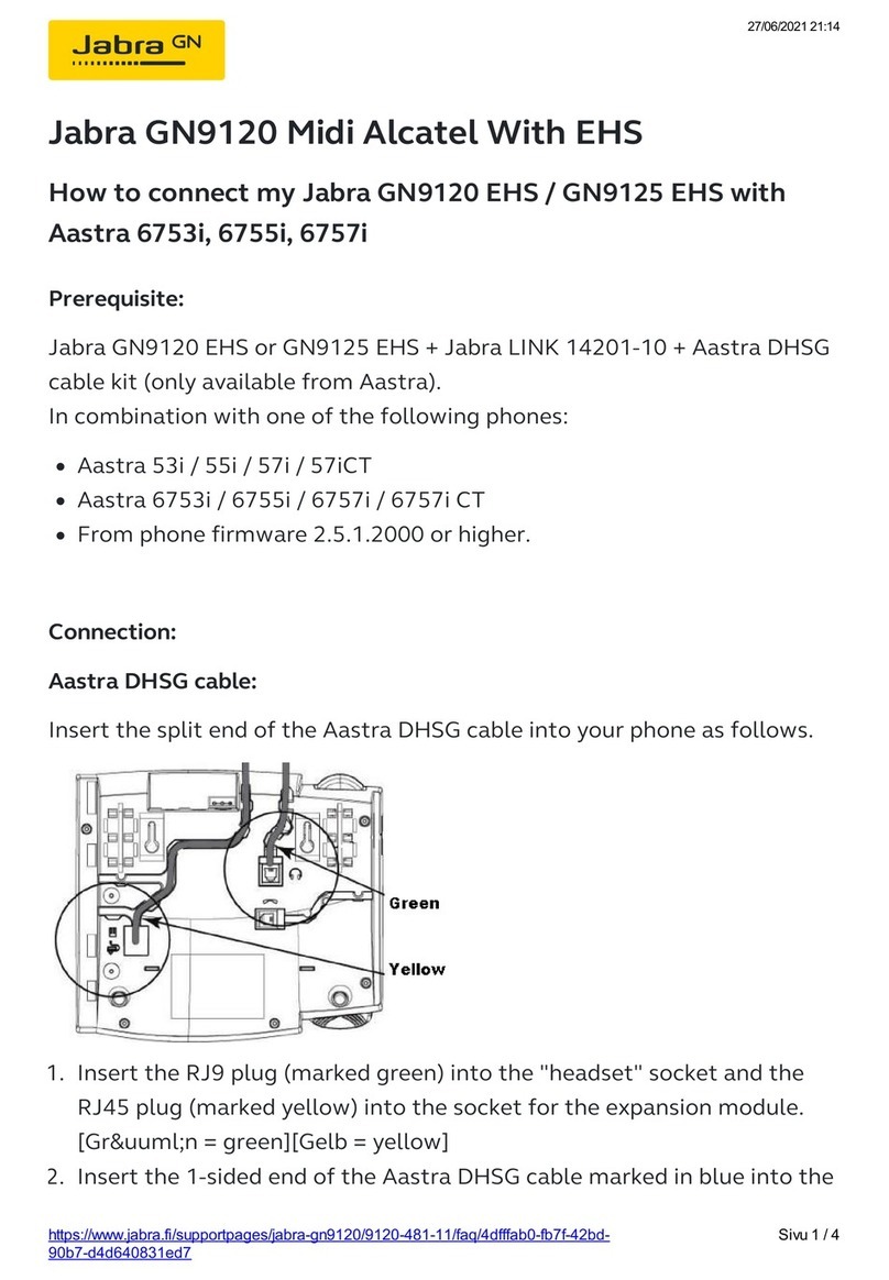 Jabra GN9120 Midi Operator's manual Jabra GN9120 Midi Operator's manual