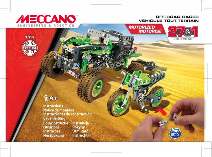 Spinmaster MECCANO OFF-ROAD RACER 27 IN 1 User manual