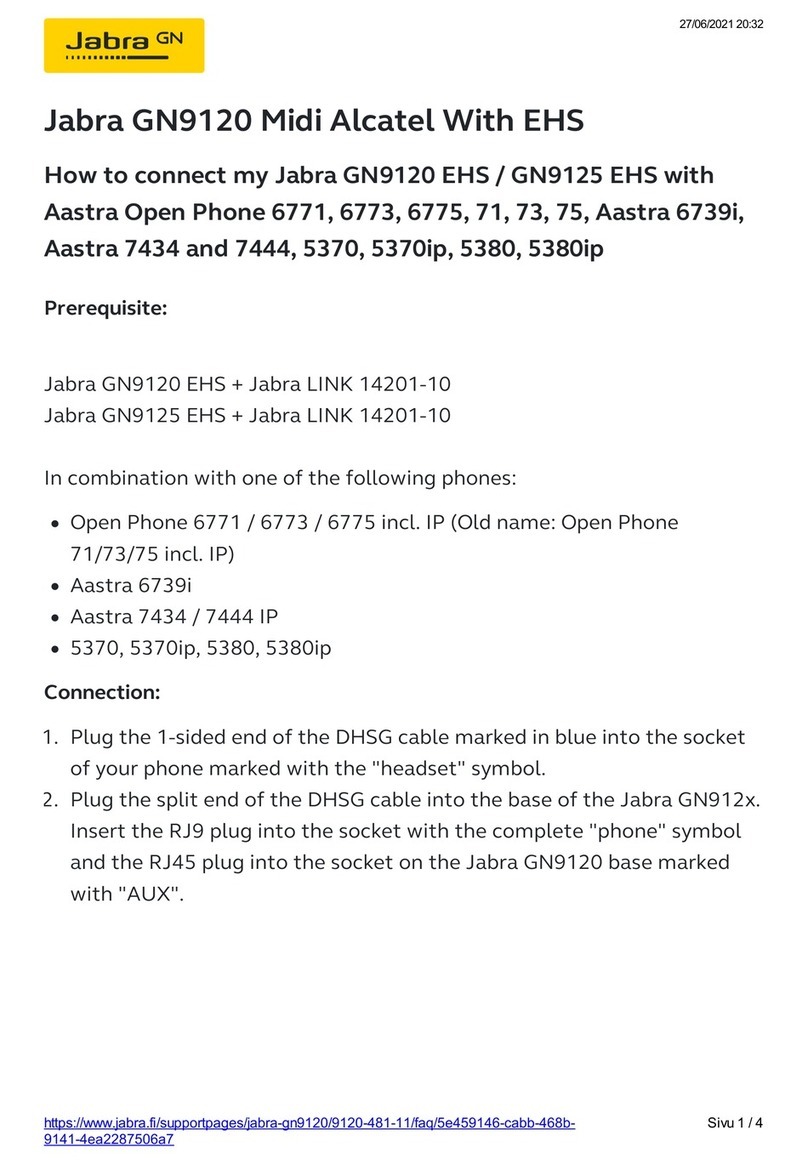 Jabra GN9120 Midi Operator's manual