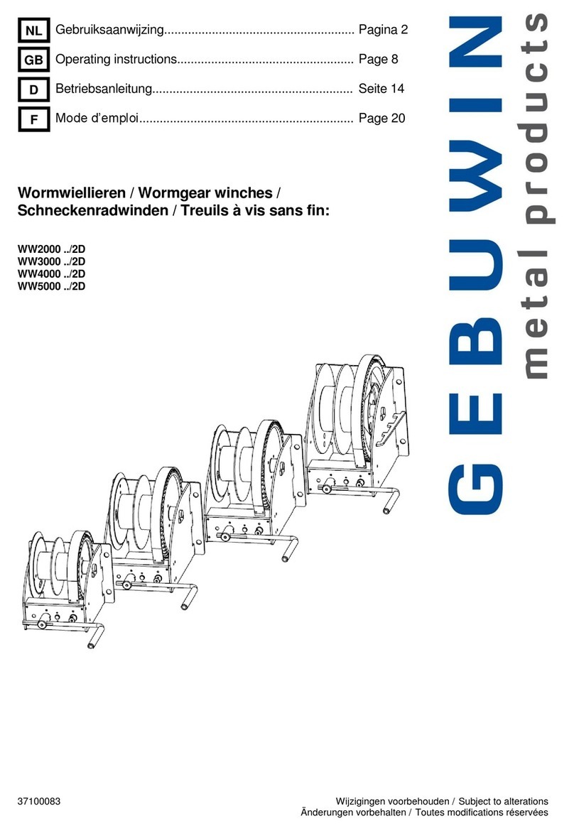 GEBUWIN WW2000 /2D Series User manual