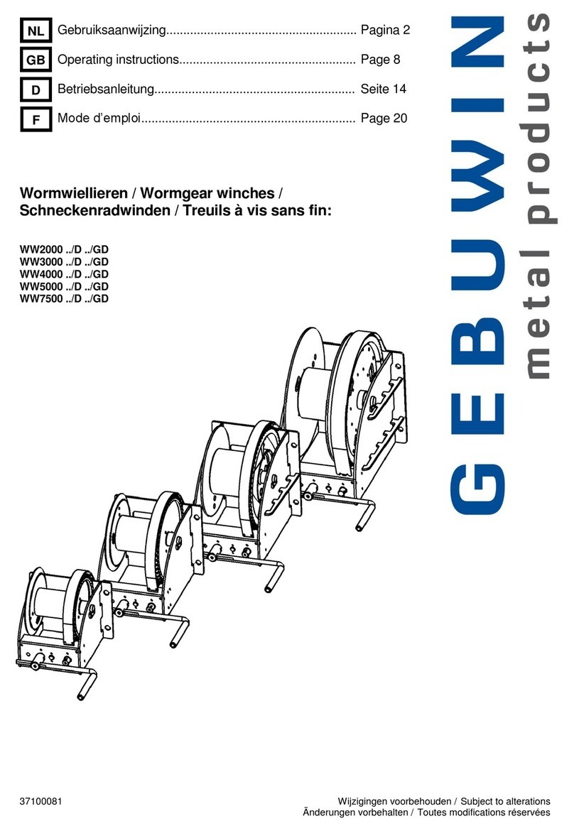 GEBUWIN WW2000 /D Series User manual