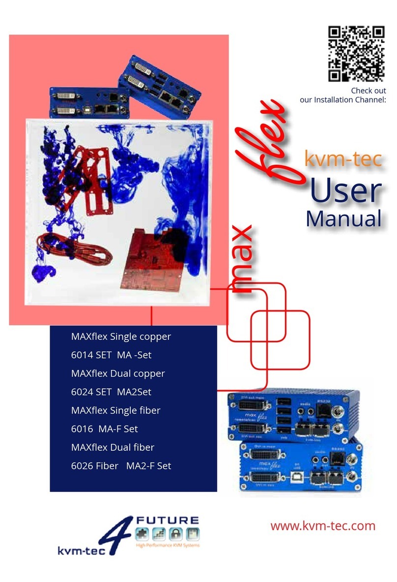KVM-TEC MAXflex User manual KVM-TEC MAXflex User manual