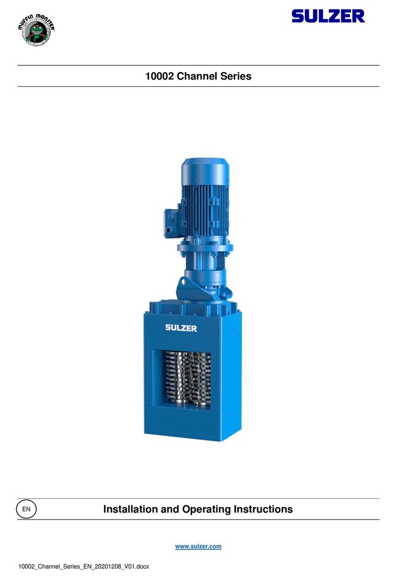 Sulzer 10002 Channel Series Quick installation guide