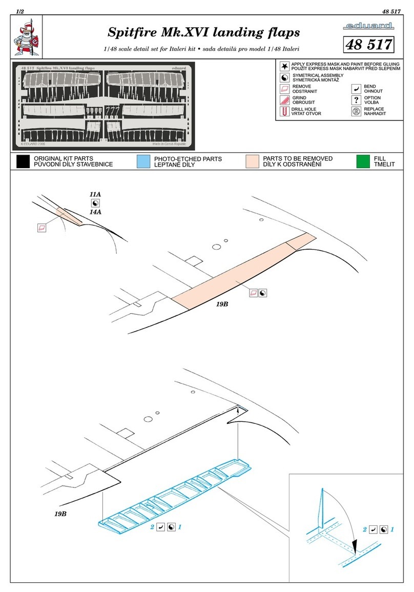 Eduard Spitfire Mk.XVI landing flaps quick start guide Eduard Spitfire Mk.XVI landing flaps quick start guide