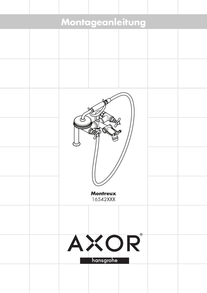 Hans Grohe AXOR Montreux 16542 Series manual Hans Grohe AXOR Montreux 16542 Series manual