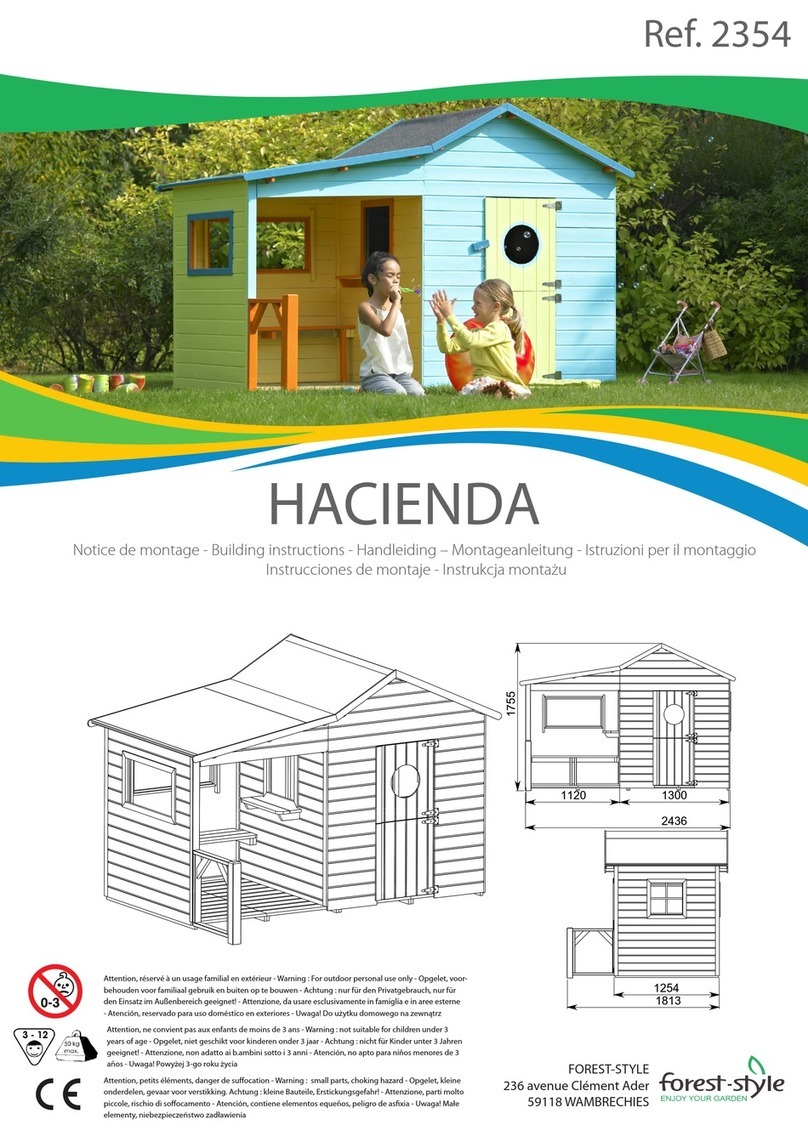 forest-style HACIENDA 2354 Building instructions