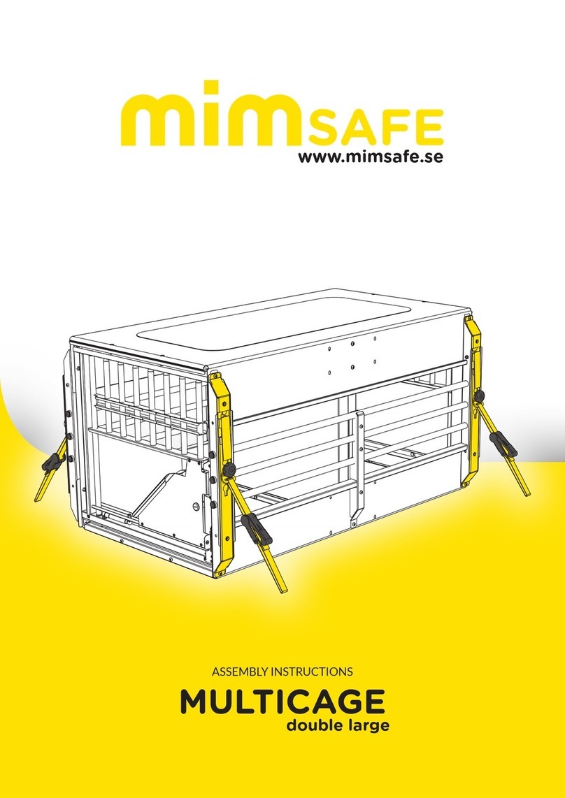 mimsafe MULTICAGE Double Large Assembly instructions