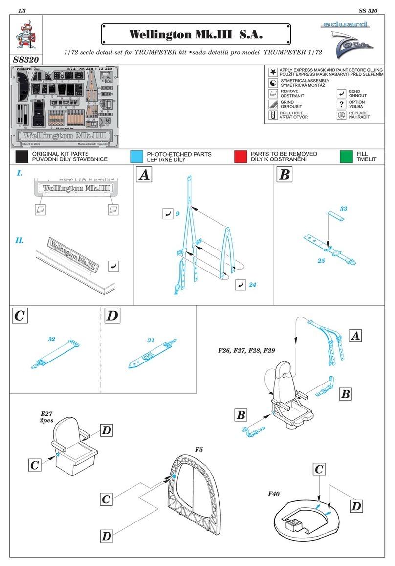 Eduard Zoom Wellington Mk.III S.A. User manual