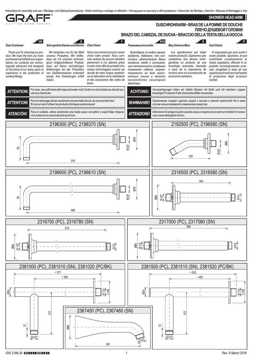 Graff 2196300 Operator's manual