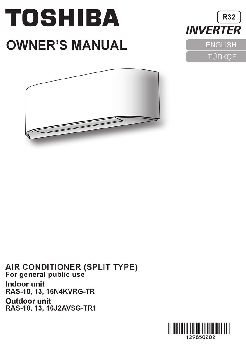 Toshiba RAS-10N4KVRG-TR User manual