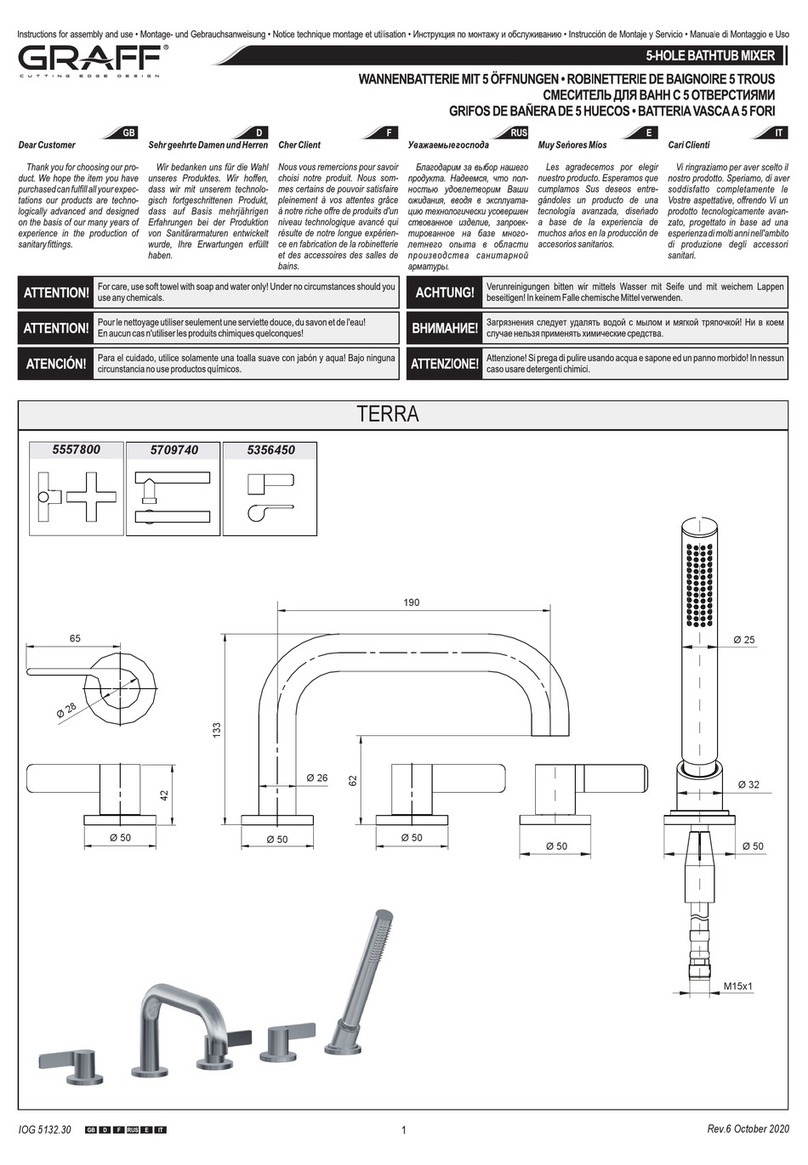 Graff Terra 5557800 Operator's manual