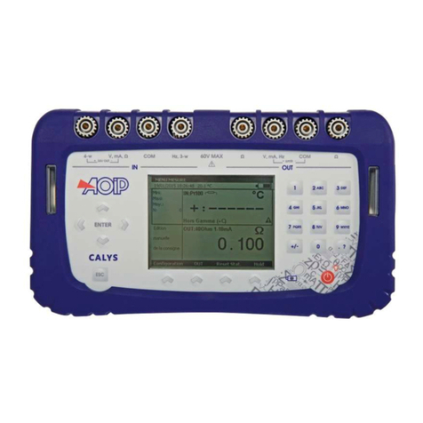 AOIP CALYS 50 User manual