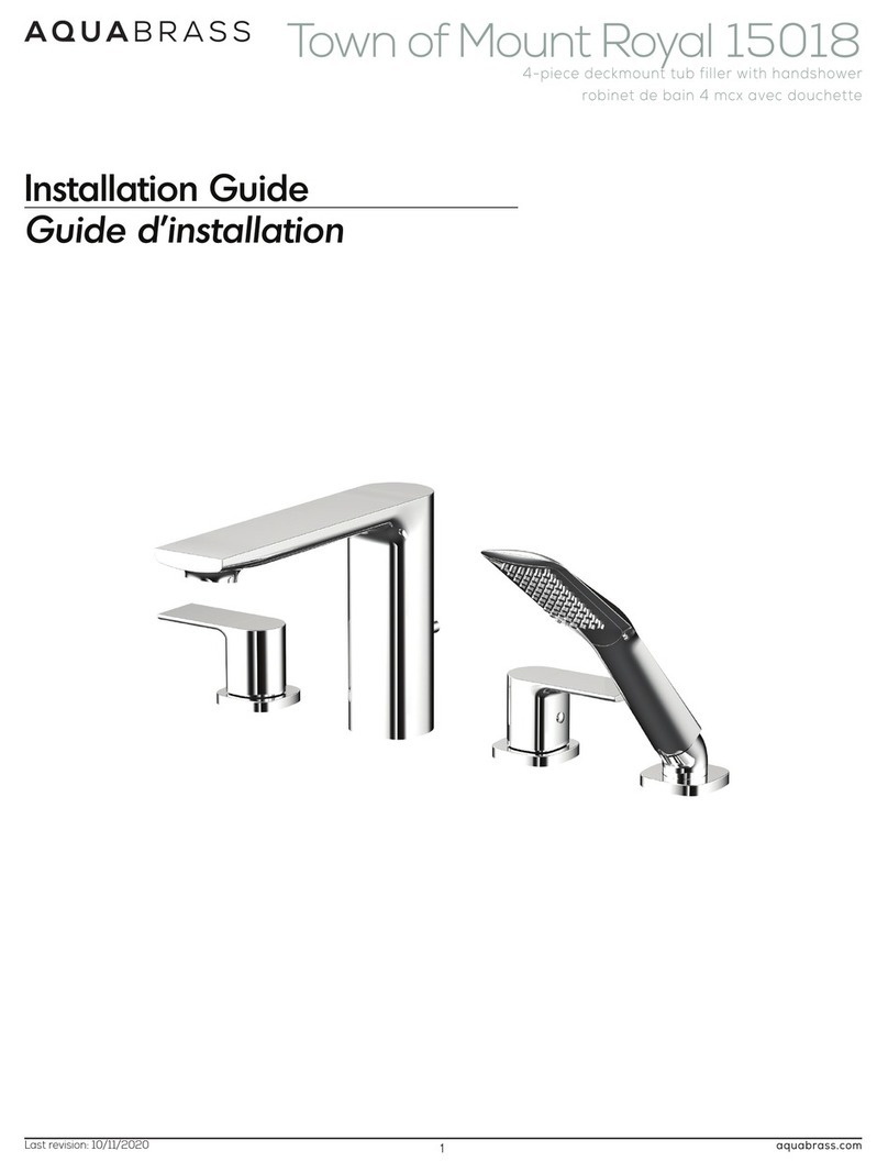 aquabrass Town of Mount Royal 15018 User manual