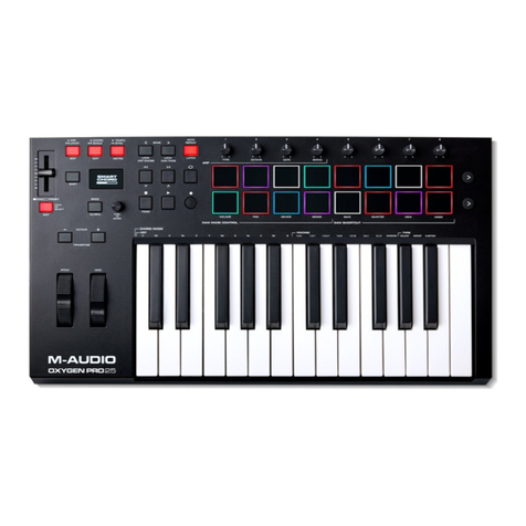 M-Audio Oxygen Pro Series user guide