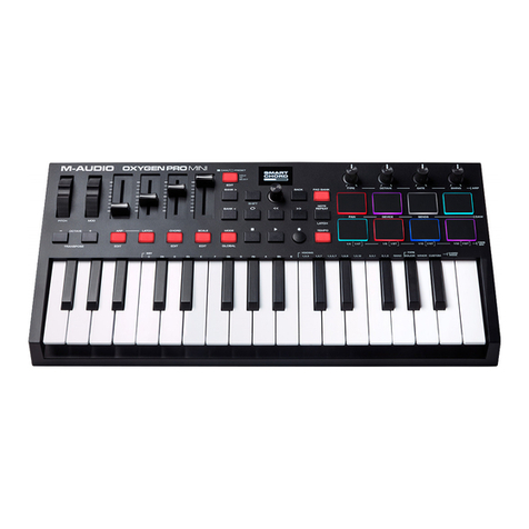 M-Audio OXYGEN PRO MINI User manual